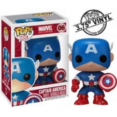 Damaged Box Funko Pop! Marvel 06 Captain America Pop Vinyl Action Figure Bobble Head FU2224